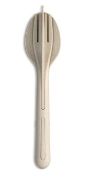Koziol Besteck-Set 3-tlg. Klikk nature desert sand 