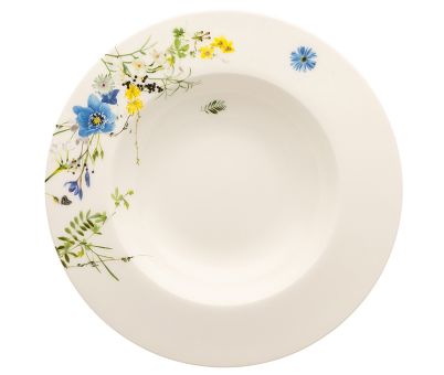 Rosenthal Brillance Fleurs des Alpes Suppenteller 23 cm Fahne 
