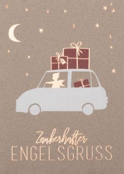 Räder Weihnachtsautokarte Zauberhafter Engelsgruss 