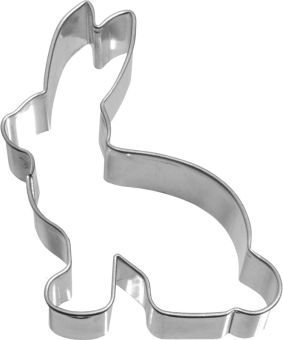 Birkmann Ausstechform Hase sitzend Edelstahl 6,5 cm 