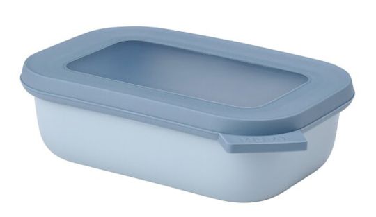 Mepal Multischüssel Cirqula Rechteckig 500 ml Nordic Blue 