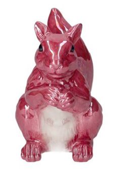 Gift Company Mignon Vase Eichhörnchen dunkelrosa 