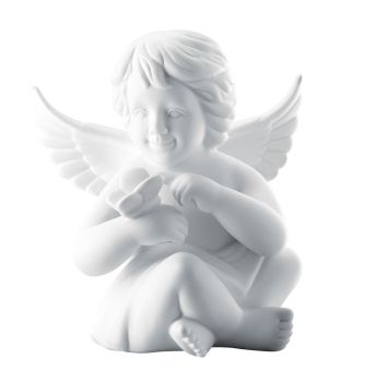 Rosenthal Engel/Schmetterling Gross Weiss Matt 