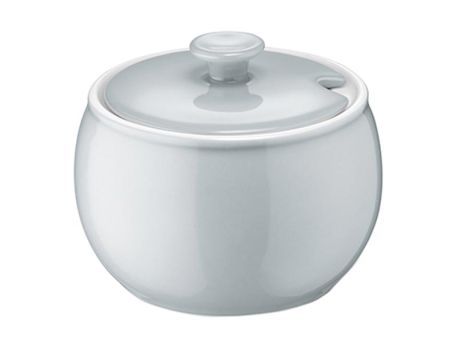 Dibbern Solid Color Lichtgrau Zuckerdose 0,30 L 