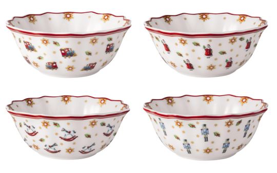 Villeroy & Boch Toy's Delight Jubiläums-Schalen Set 4tlg. 