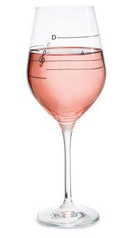 Donkey Weinglas Glass of Music mit Aufdruck 54cl 