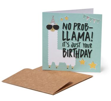 Legami Grußkarte klein Llama 