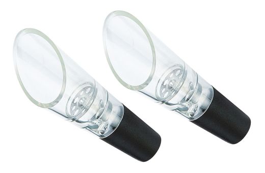 Cilio Weinausgießer 2er Set Schwarz 