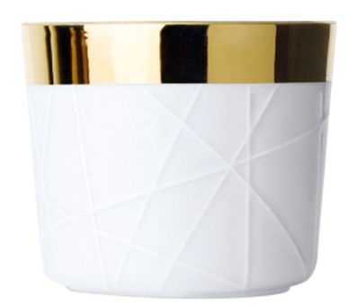 Sieger by Fürstenberg Champagnerbecher 1785/2 6038 Sip Of Gold White Woven 