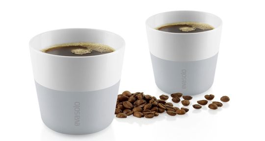 Eva Trio Cafe lungo-Becher 2 Stk. 230 ml marble grey 