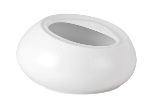 Rosenthal Nendoo Weiss Vase Schale 10x21 cm 