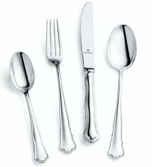 Wilkens 4-Tlg. Kinderbesteck Classic Collection Schwedisch Faden 