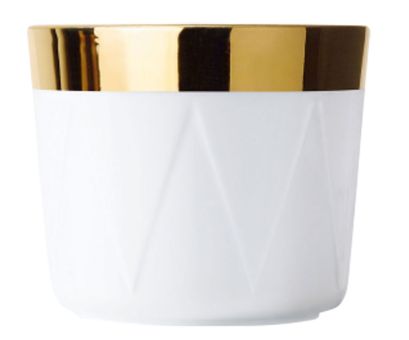 Sieger by Fürstenberg Champagnerbecher 1785/4 6038 Sip Of Gold White Circus 