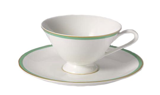 Dibbern Heritage Untertasse 0,20 L Gold/Mint 