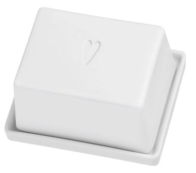 Räder P.e.t. 1/4 Butterdose Herz 10x6x8 cm 