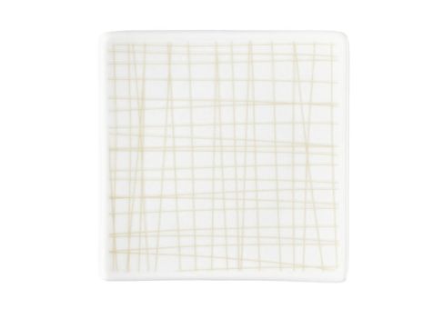 Rosenthal Mesh Line Cream Teller quadratisch 9 flach 
