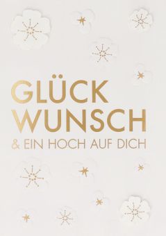 Räder Glückwunschkarte Glückwunsch & ein Hoch auf ... 