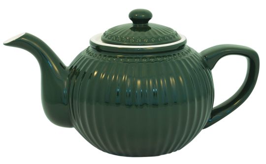 Greengate Teekanne Alice pinewood green 